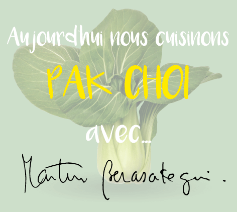 PAK CHOÏ avec des HARICOTS VERTS