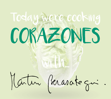 Lettuce heart salad with chicken