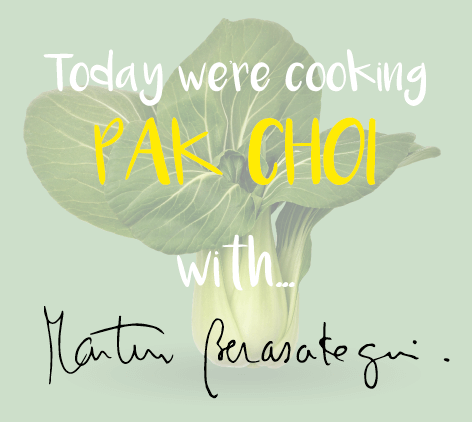 Pak choi with green beans